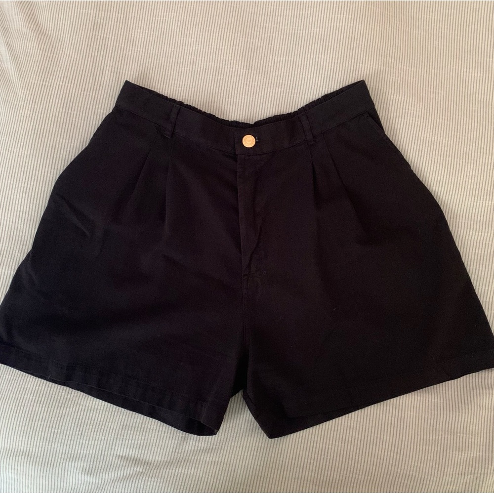 BIG BUD PRESS BLACK TROUSER SHORTS